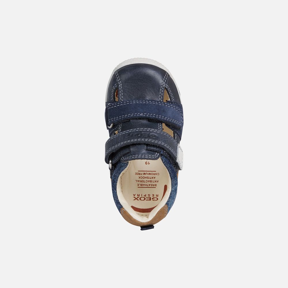 Geox Sandals Navy Balù Boy - Geox Baby Shoes - QNWMYV614